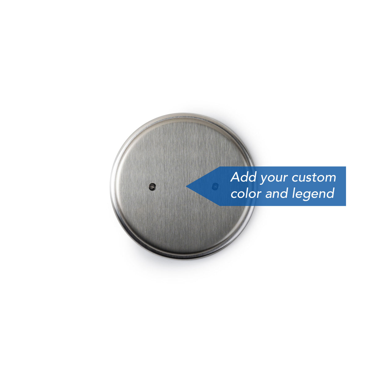 59 Series Round 6 inch push plate
