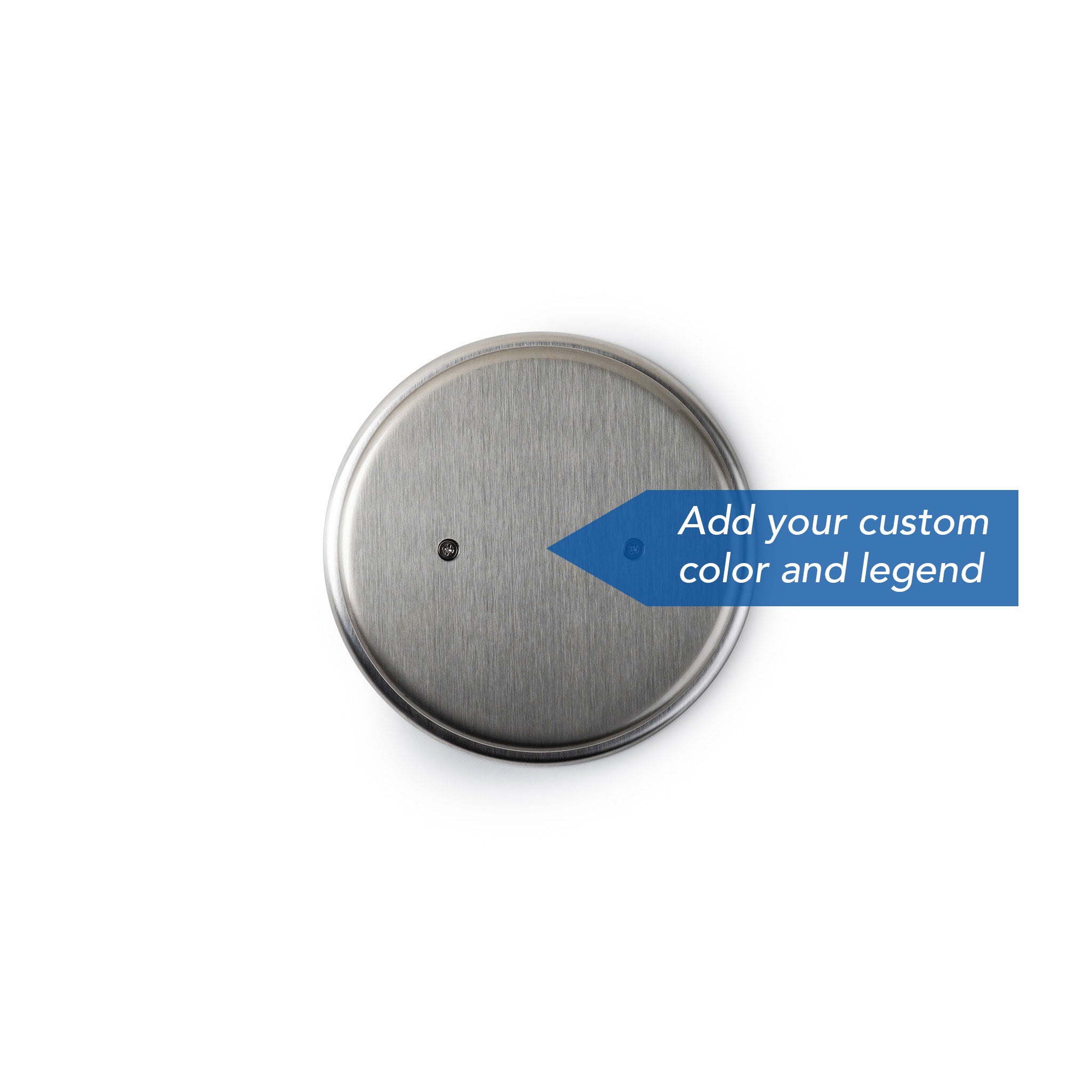 59 Series Round 6 inch push plate