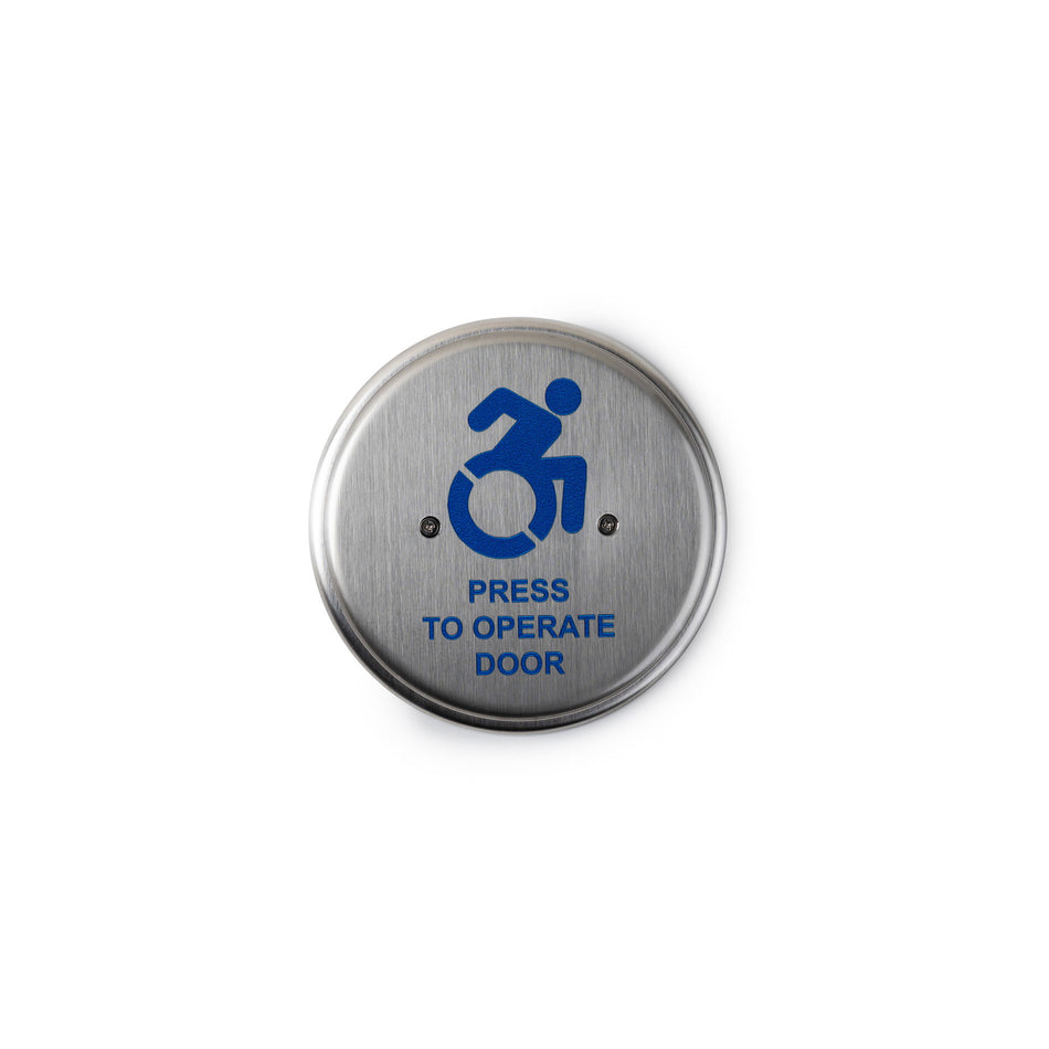 59 Series Round 6 inch push plate