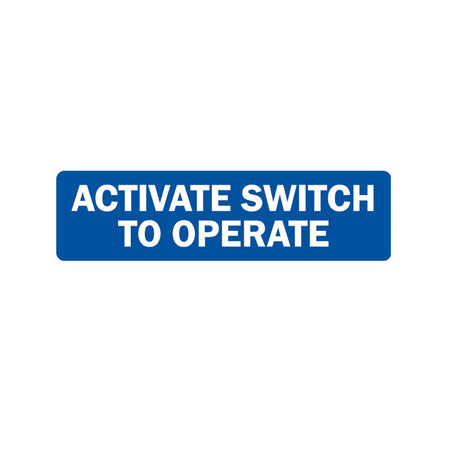 automatic door safety decal