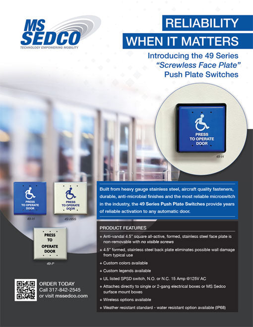 MS Sedco 49 Series Screwless Faceplate flyer