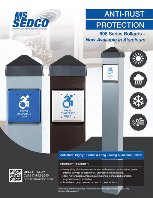 MS Sedco aluminum bollard flyer