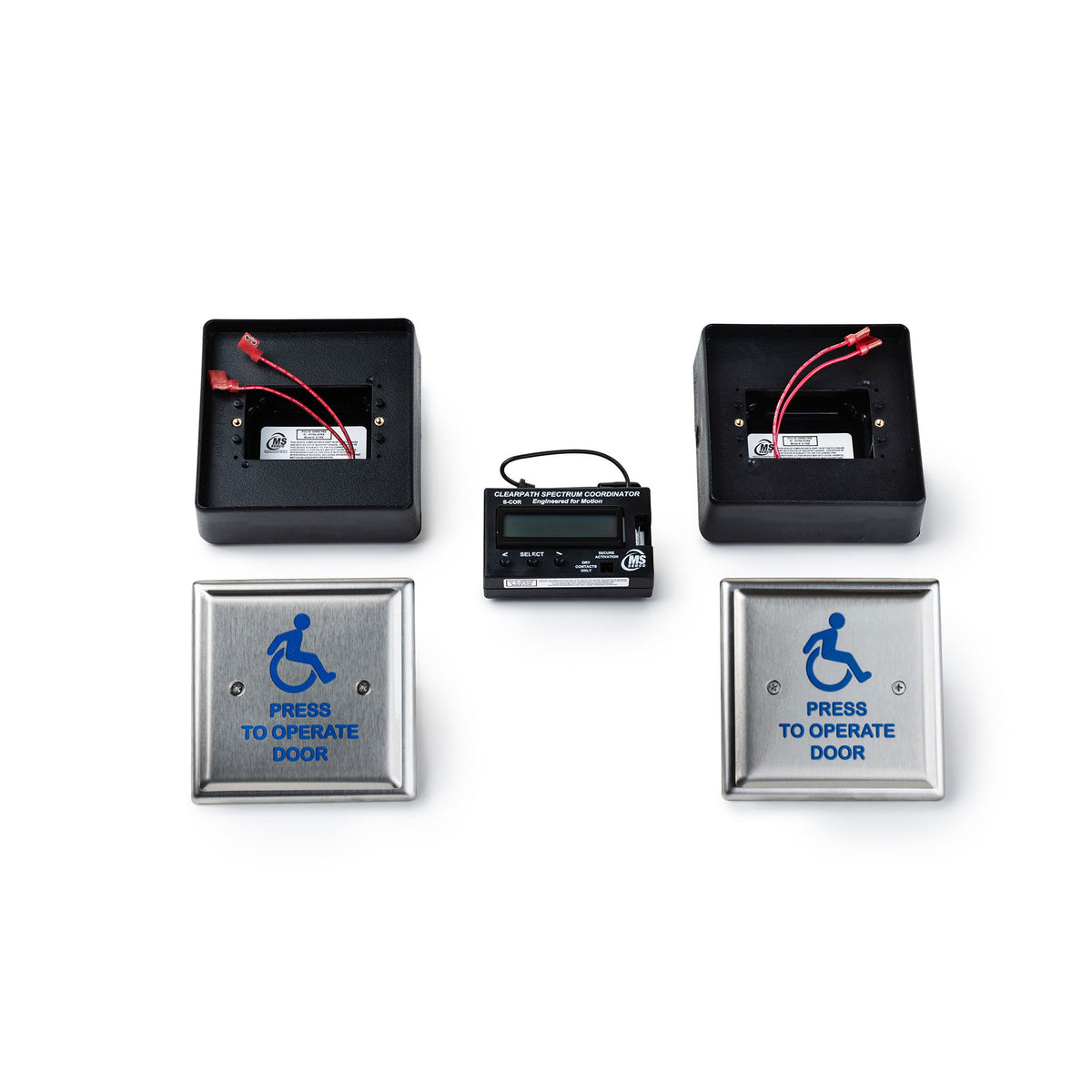 radio control stainless steel push plate kit