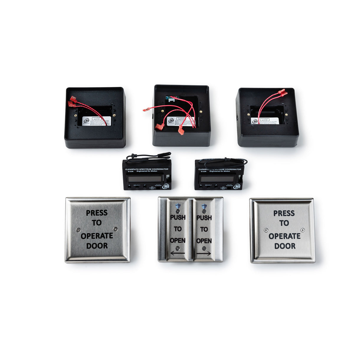 radio control press to operate door vestibule kit