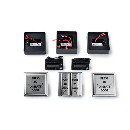 radio control press to operate door vestibule kit