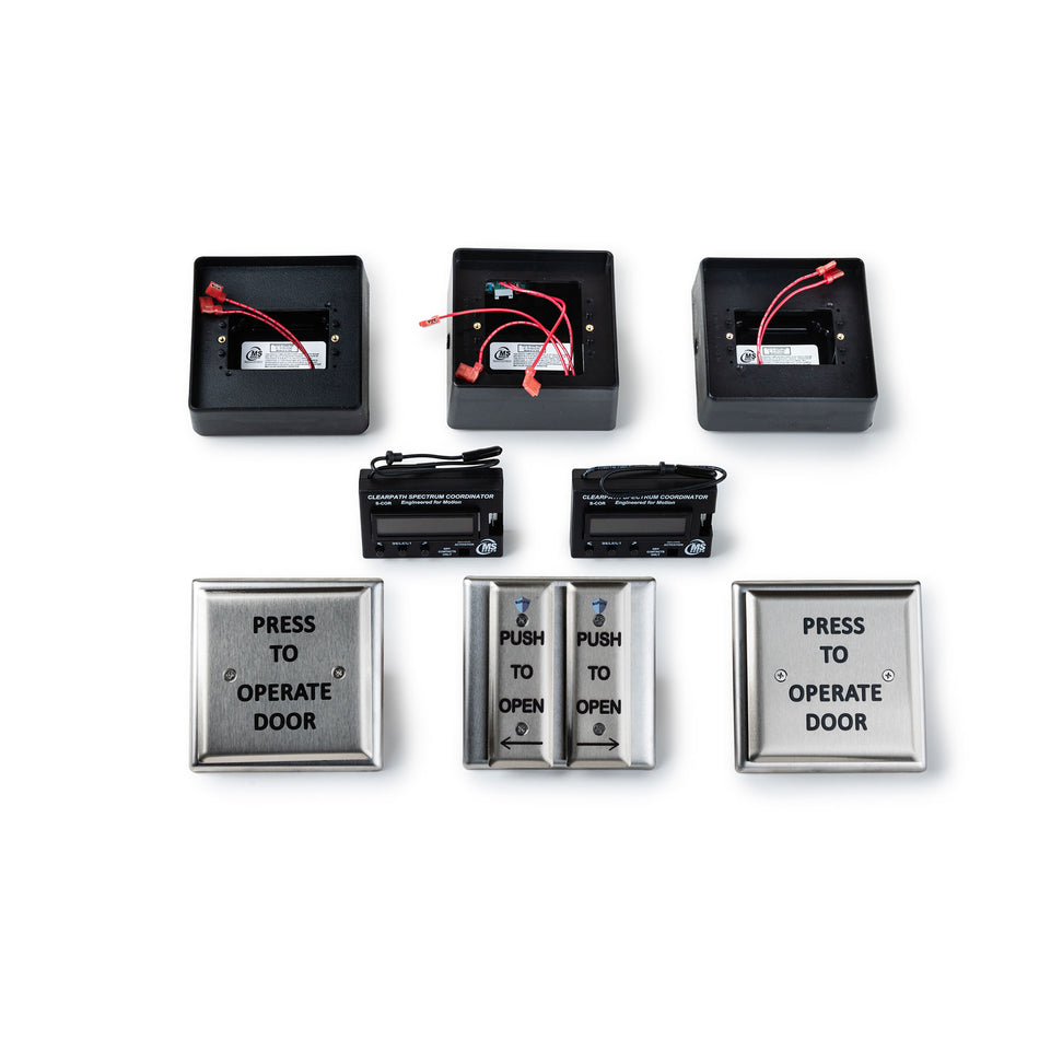 radio control press to operate door vestibule kit