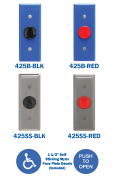 425 Series Narrow Style Button Switches