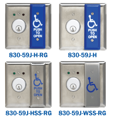 830 Series Combination Keyswitches and Push Plate Switches